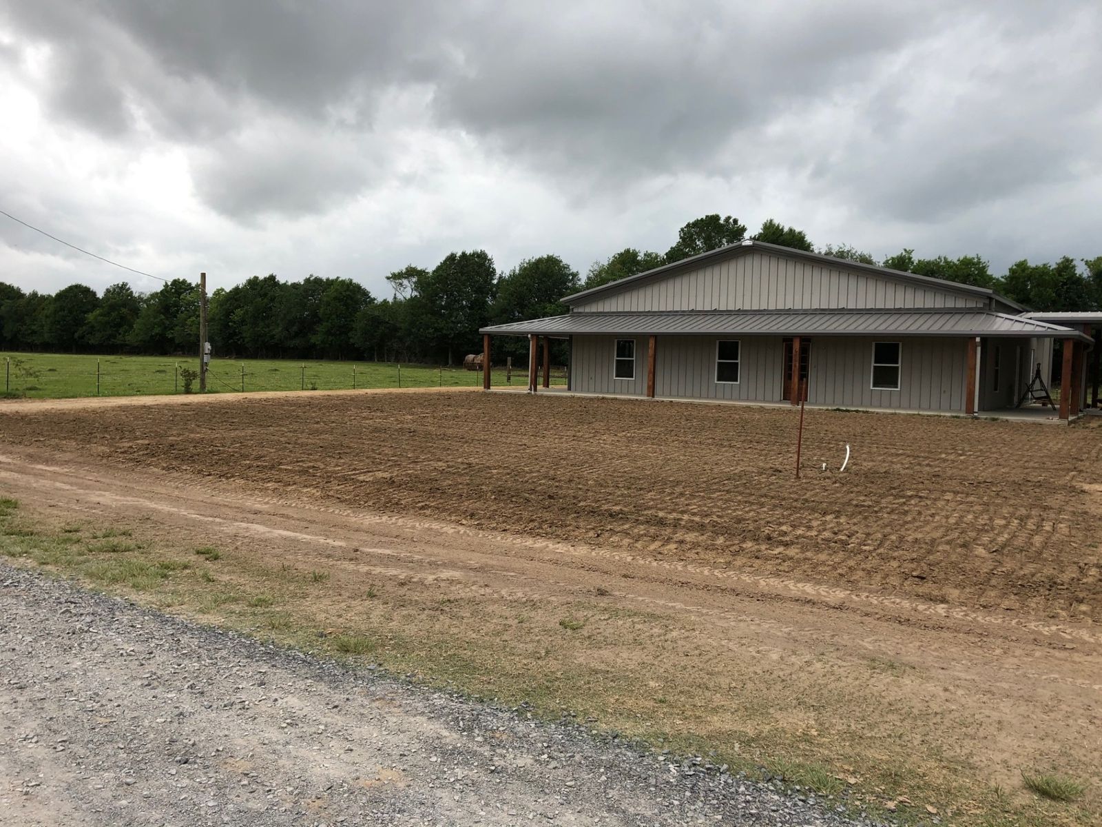 Vermilion Parish · 3/4-Acre Homestead, after: the finished pond