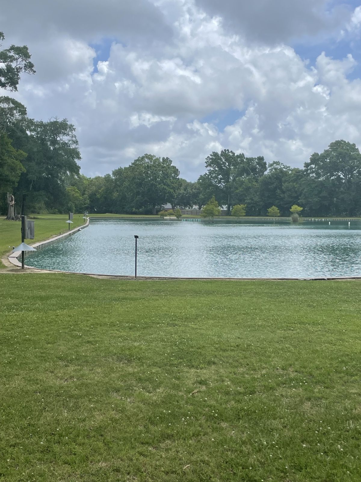 Youngsville · 3.5-Acre Fishpond, after: the finished pond